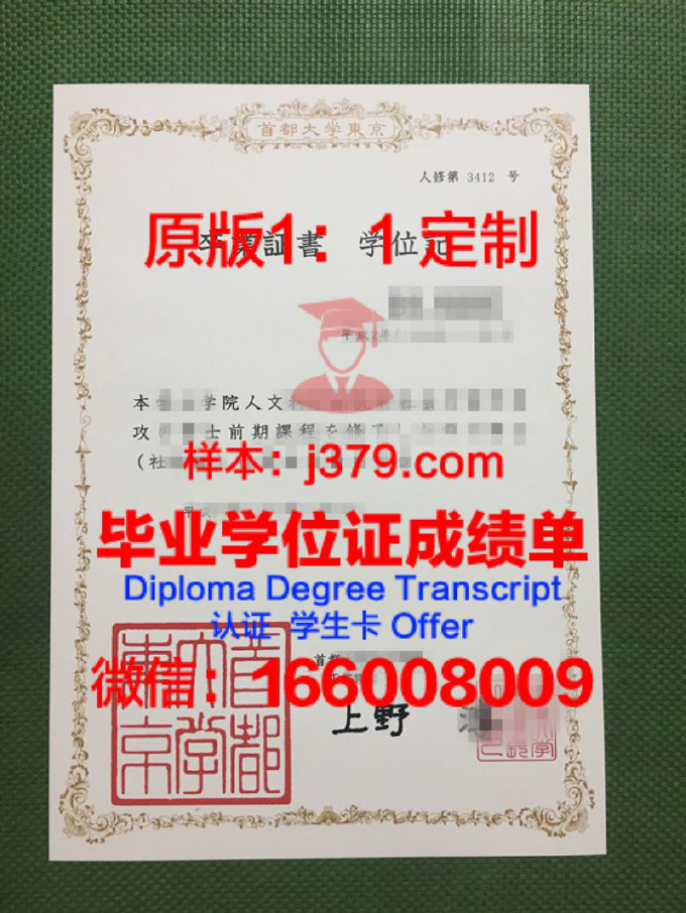 东京成德大学录取通知书OFFER定制，助你圆梦日本