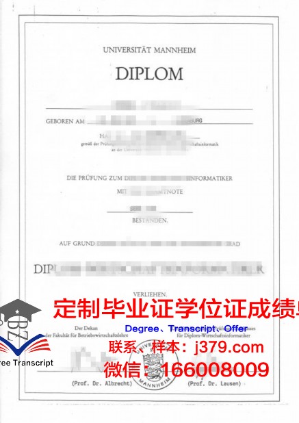 曼海姆大学毕业证书图片(曼海姆大学知乎)