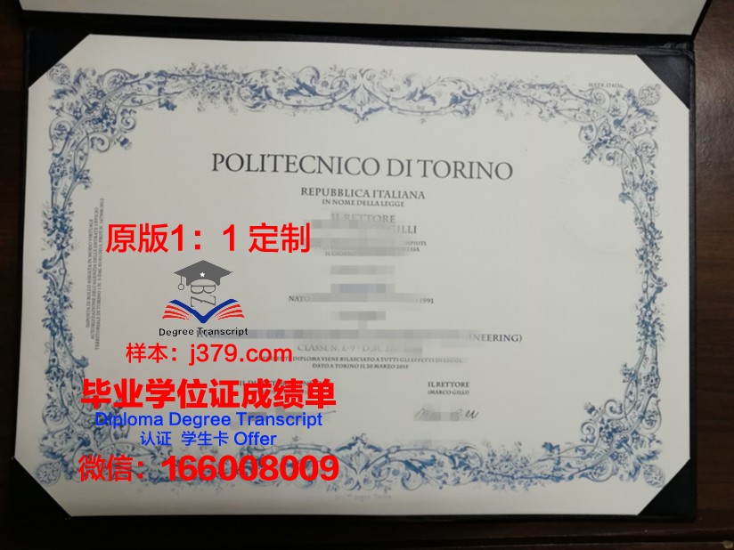 都灵大学毕业证学位文凭学历Diploma