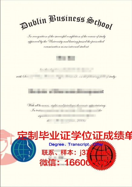 都柏林城市大学毕业证书图片模板(都柏林城市大学好吗)